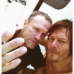 Norman Reedus. Daryl Dixon. Life. #teamdixon #normanlover And of course, Michael Rooker forever!