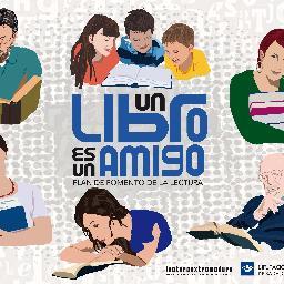 Plan de Fomento de la Lectura: Un libro es un amigo. Diputación de Badajoz y Fundacion Germán Sánchez Ruipérez