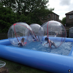 water walkers and bouncy castles for hire 
http://t.co/Qr8w4ZZA or tel 07883717477