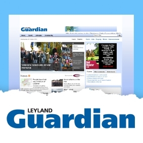 The Leyland Guardian is a weekly newspaper covering news and events from Leyland and South Ribble, in Lancashire.
01257 264911 or guardian.newsdesk@lep.co.uk