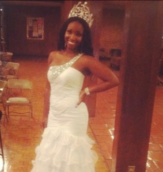 Independent Queen working for her Throne. Miss Huston-Tillotson University