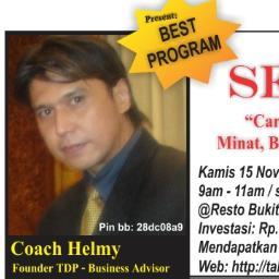 Investor, Muslim Entrepreneur, Serius mewujudkan 1jt Pengusaha Muslim Indonesia yg berahlak Quran & Hadist SAW, pin:28DC08A9 Email: milyardermuslim@gmail.com
