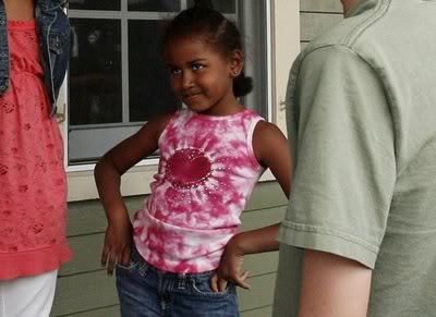 Official account of Sasha Obama 2012.