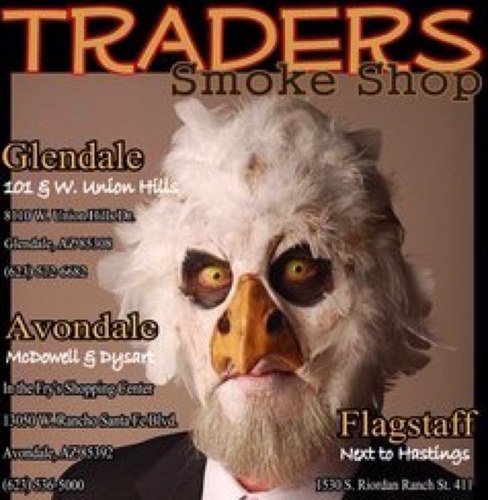 Traders Smoke Shop on the southeast corner of Mcdowell & Dysart in Avondale, AZ across from WalMart | Follow @TGOD_SMOKIN