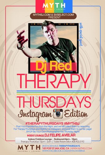 MYTH LOUNGE
152 POST ST SJ, CA
No Cover Charge 21+
PARTY ROCK
http://t.co/JyK4pJFE