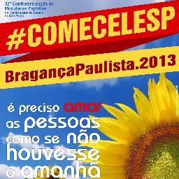 Divulgação da COMECELESP 2014 em Jundiaí. DM2/USEsp