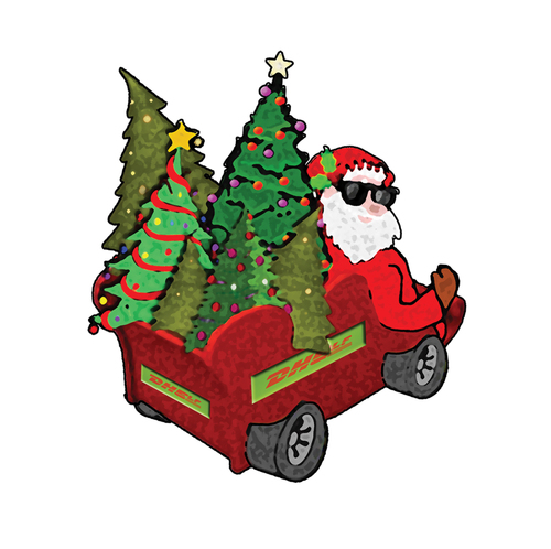 Riding around in a reindeer delivering Christmas, since 2012.