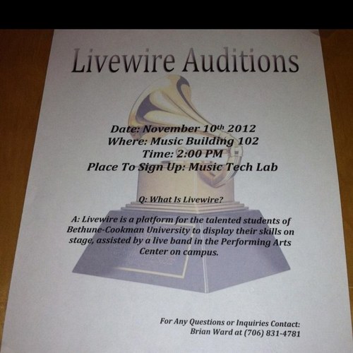 BCU_Livewire's profile picture. Live Showcase of original music written, produced, and performed by the students and alumni of Bethune-Cookman University as well as the community.