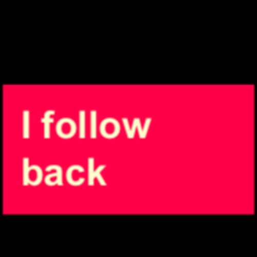 I follow back