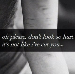 I'm a girl with few friends, life's hard and complicated, and my way of coping could kill me if I do it wrong, but I don't care!
