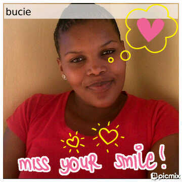 Bucie03's profile picture. I'm child of god ,luv peeps!! Always smile in ma face an follow me iwill follow u too♥