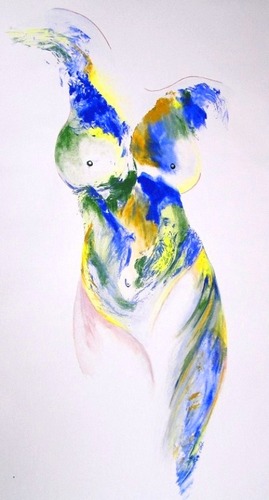 Body Portrait Art, use your own body to create amazing art, eco paints, unique, contempory, great gifts, fun adventure experience.