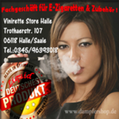 Dampfershop's profile picture. Ihr Shop rund um das E-Rauchen aus der Region Sachsen-Anhalt !
Dampfgeräte | Ersatzeile | Zubehör | German Liquids !