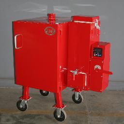 Gravity fed, insulated BBQ smokers built by cook teams for cook teams!