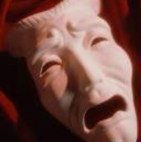 A porcelain mask