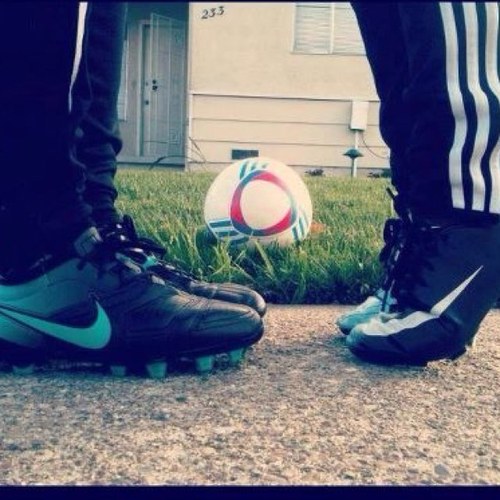 our soccer player's number one fan, supporting him on & off the field. ⚽