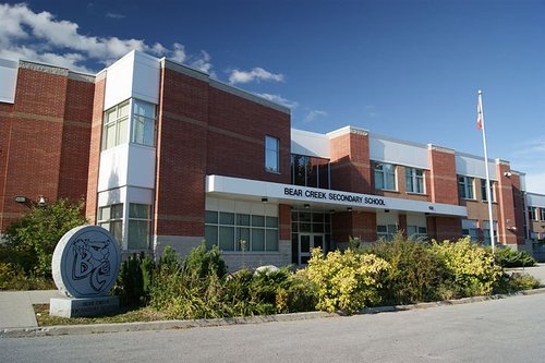 Home of the Kodiaks in Barrie, Ontario, Canada. Bear Creek Secondary School. Simcoe County District School Board.