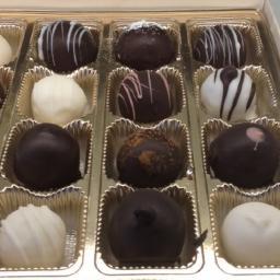 Hand-made chocolate truffles.  Best of Connecticut award 2003-2012