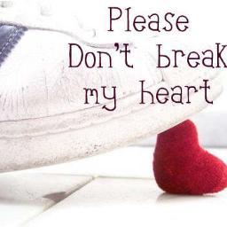Please don't break my heart (ʃ˘̩̩̩_˘̩̩̩ƪ) , hy guys yuk follow @SoundOfMyHeart_ :D