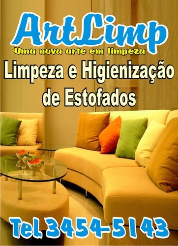 Limpeza e Higienização de Estofados em Geral