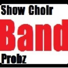 Putting up with the singers and dancers just for the funny times, friends and the music! #showchoirbandprobz I Follow Back:)