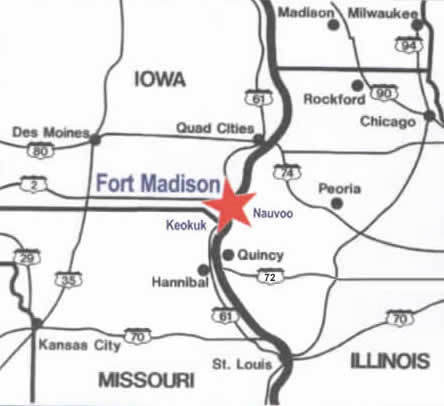 Visit Fort Madison, Iowa.  History, Heritage and Hospitality on the banks of the Mississippi River.