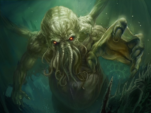 Aanbid mijn monsterlijke Godheid!