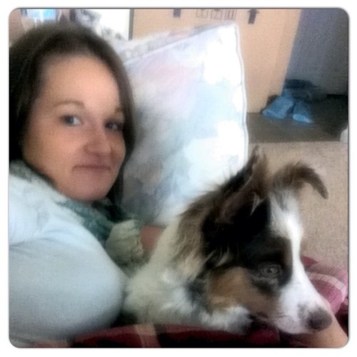 Bradley's gf, sheldon's mom(he is a mini aussie), and i have epilepsy....