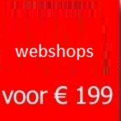 Wij maken uw webshops voor slechts €199,-. Volg ons voor meer de laatste acties en informatie. Mail ons op info@gminds.nl