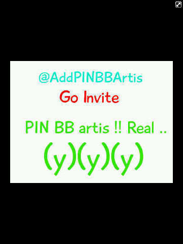 AddpinB's profile picture. 50 kali promote dpt PIN Artis, mau ? check favorite !!! It's Real .