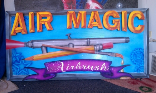 airbrush artist and airbrush supplier (989)399-9992