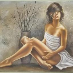 We do custom picture framing and also sell selected artist's paintings. We support local art, so if you need a place to exhibit chat to us.