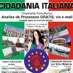 Citizenship Italy/Portuguese/Spanish Itália: 00 39 388 8581 026 Skype: cidadaniaitalia1 e-mail: contato@cidadaniaitalia.it - 353871011890