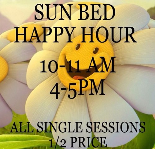 We are a Sunbed salon in Leigh not only sunbeds but spray tanning, Gel nails, Mani & Pedicures, Nazilla Gel maniucres (similar to shellac) and body piercing.