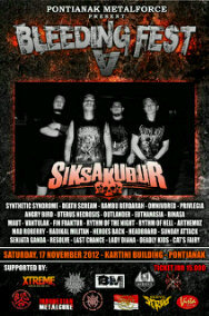 Bleeding Fest  official account organized by @ptkmetalforce