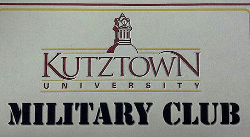 Providing an outlet for military members who are transitioning to Kutztown University life. Raising awareness and supporting wounded and homeless veterans.