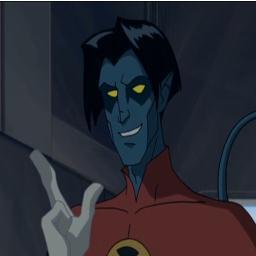 I am an acrobat. I like to read, spend time with friends, and fence. I am Nightcrawler of the X-Men.