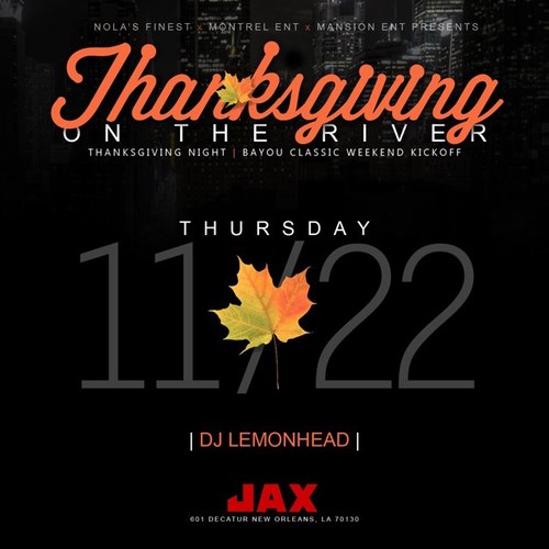 Experience something new & different Thursday 11.22.12 @ Jax for Thanksgiving On The River Tweet #TGOTR and recieve free admission