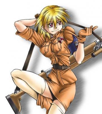 ...I'm Seras Victoria. My master is Alucard and I work to protect Sir Integra. I will prove I am no coward with this new life!  Pre-Skip (RP)