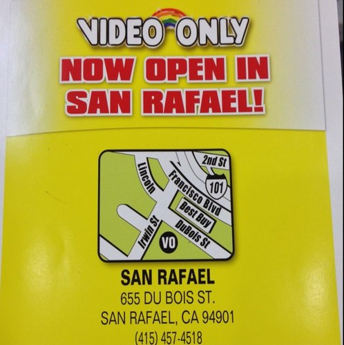 VideoOnly312's profile picture. Low price guarantee on all your home theater needs. Located at 655 Du Bois St. Ste A San Rafael Ca,94901. You can reach us at 415-457-4518. Across from Best Buy