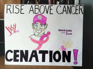 John Cena,CM Punk,Mick Foley,n Randy Orton r my icons. I #RiseAboveCancer n Hate. I never give up.I proudly support my #Troops.Future #WWE Diva