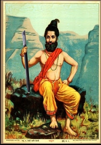 6th avatar of Vishnu who made it into the Kaliyuga. Lost his axe once & searching for it for the rest of life!