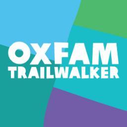 Oxfam Trailwalker: teams of 4 walk 100km within 48 hours to raise money for people living in poverty around the world. #OxfamTrailwalker