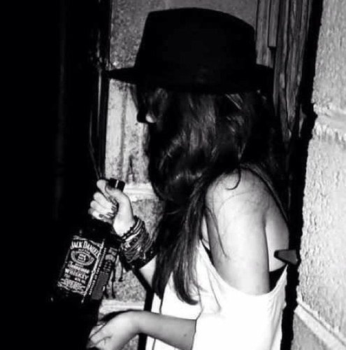 a girl that loves her whiskey like her men: strong and hard ;)