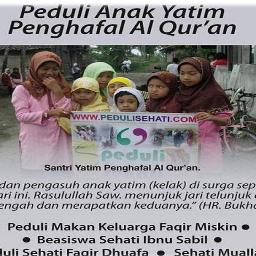 10sehati's profile picture. Health Care : http://t.co/DFTzKlMAhs
Peduli Sehat Faqir Dhuafa

Heart Care : http://t.co/BKzt7Upq0j
Yatim, Diffabel and Tahfidz Qur’an