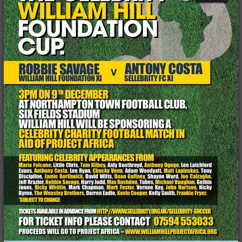WHillFoundation's profile picture. As patron of foundation this is robbie savage account !!