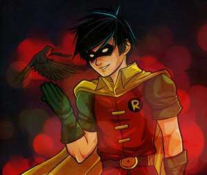 Hey! I'm Dick Grayson! But you sure know me as Robin. I'm engaged to @JoketteQuinn, the most beautiful, wonderful and exciting girl in the world! #RP