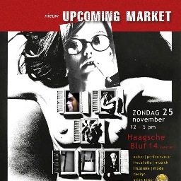 de Upcoming Market is een maandelijks terugkerende indoor market in Den Haag voor opkomende kunstenaars van alle disciplines