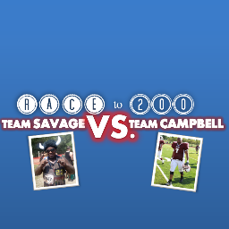 http://t.co/7UGIvPq8 Fitness competition between friends!  First to weigh 200 pounds win!! Join Team SAVAGE or Team CAMPBELL!!! http://t.co/7UGIvPq8