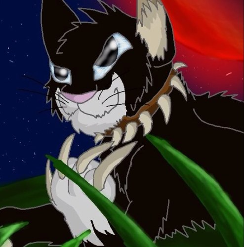 HISSSS! I'm Scourge, leader of BloodClan! Mess with me and I'll personally rip your belly open :P (rp account/I DO NOT OWN SCOURGE OR WARRIOR CATS!!!!)